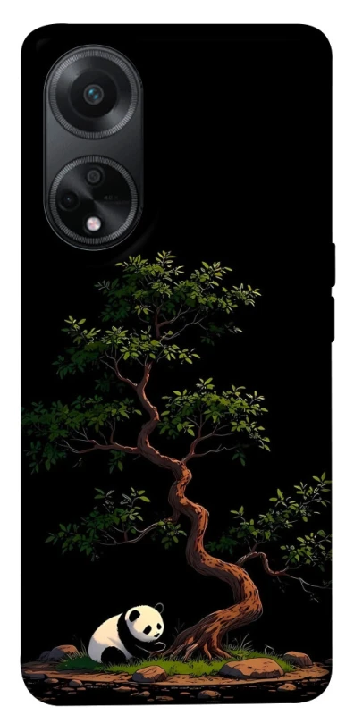 Чехол на Oppo A58 4G Panda and tree фото 1 из 1