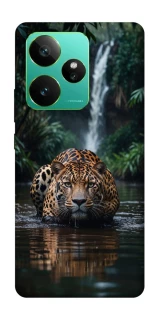 Чехол на Realme GT 7 Leopard in water фото 1 из 1