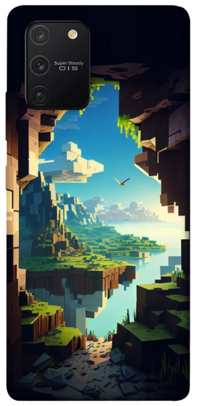 Чехол на Samsung Galaxy S10 Lite Minecraft sunrise фото 1 из 1