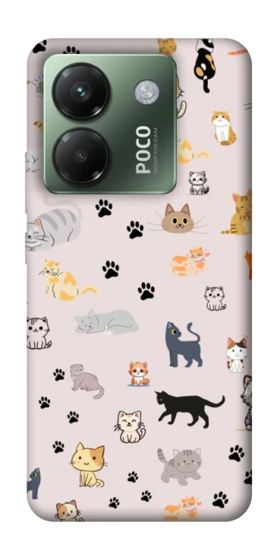 Чохол на Xiaomi Poco M7 pro 5G Cat style ver.1 фото 1 з 1
