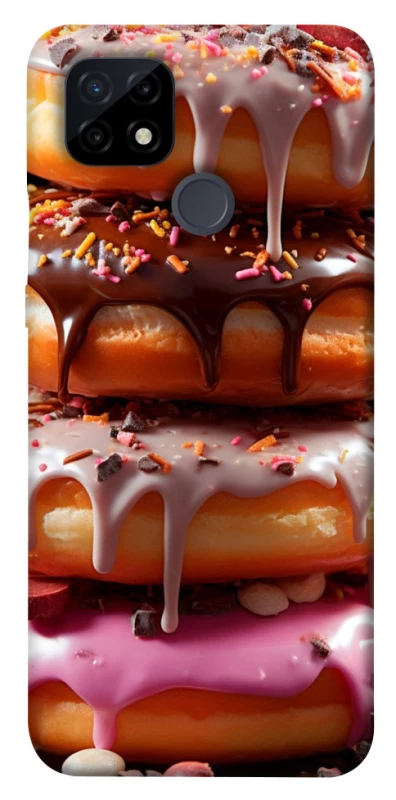 Чохол на Realme C21 Пончики фото 1 з 1