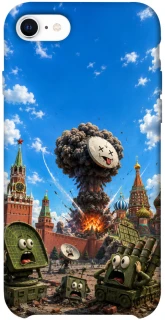 Чехол на Apple iPhone SE (2020) Moscow never sleeps ver.7 фото 1 из 1