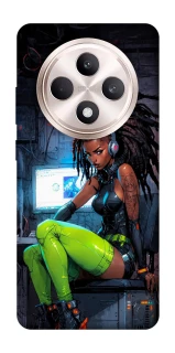 Чехол на Oppo Reno 12 F 4G/5G Cyber girl фото 1 из 1