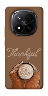 Чохол на Xiaomi Redmi Note 14 Pro+ 5G Thankful coffee фото 1 з 1