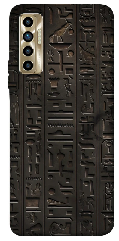 Чехол на TECNO Camon 17P Hieroglyphs фото 1 из 1
