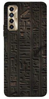 Чехол на TECNO Camon 17P Hieroglyphs фото 1 из 1