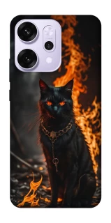 Чохол на Oppo Reno 14 Pro Вогняний кіт фото 1 з 1