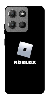 Чехол на Motorola Moto G15 4G Roblox logo black фото 1 из 1