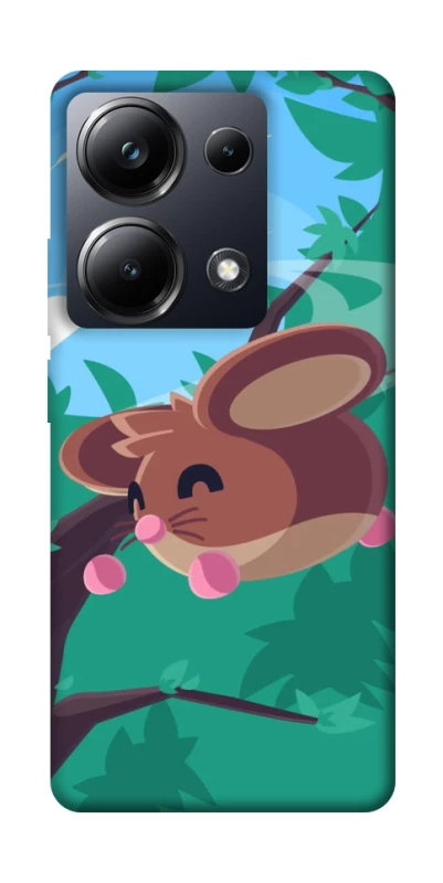 Чехол на Xiaomi Poco M6 Pro 4G Adopt Me Forest Mouse Jump фото 1 из 1