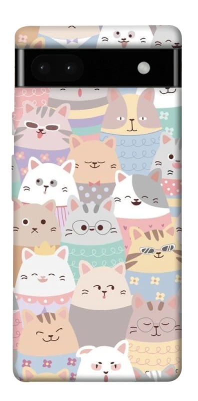 Чехол на Google Pixel 6a Funny Kittens ver.2 фото 1 из 1