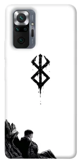 Чохол на Xiaomi Redmi Note 10 Pro berserk white фото 1 з 1