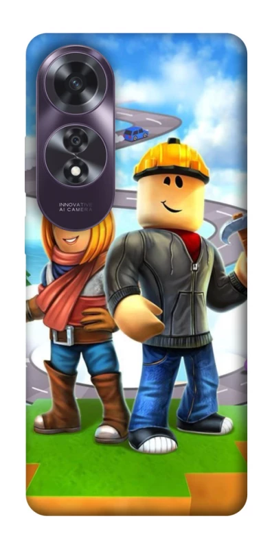 Чехол на Oppo A60 Roblox Builder Adventure фото 1 из 1