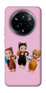 Чохол на Realme 14 Pro Cat Cafe Trio фото 1 з 1