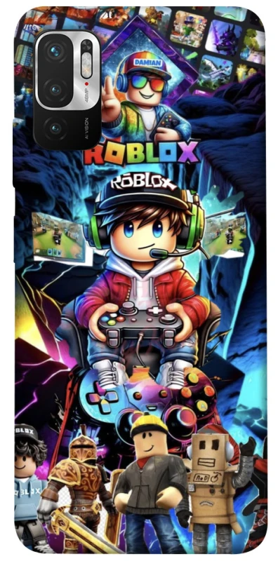 Чохол на Xiaomi Poco M3 Pro 4G / 5G Roblox collage ver.4 фото 1 з 1