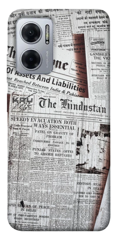 Чохол на Xiaomi Redmi Note 11E Газети фото 1 з 1