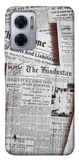Чехол на Xiaomi Redmi Note 11E Газеты фото 1 из 1