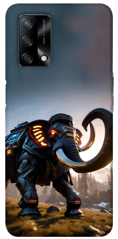 Чохол на Oppo A74 4G Cyber ​​elephant фото 1 з 1