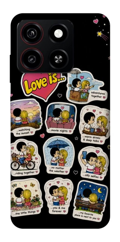 Чохол на ZTE Blade A35 4G Love is ver.4 фото 1 з 1