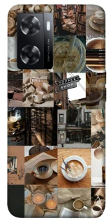 Чохол на Oppo A57s Coffee collage ver.3 фото 1 з 1