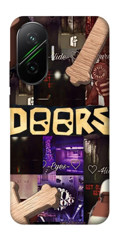 Чехол на Xiaomi Poco F7 Roblox doors dark mode фото 1 из 1