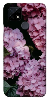 Чохол на Realme C21 Рожеві гартензії фото 1 з 1
