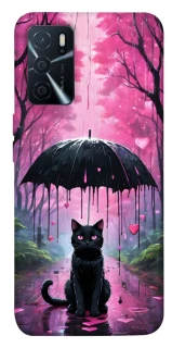 Чохол на Oppo A16s / A16 Black cat фото 1 з 1
