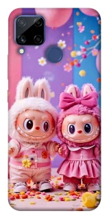 Чехол на Realme C15 Labubu twins ver.2 фото 1 из 1
