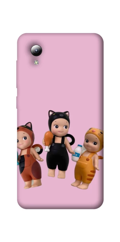 Чехол на ZTE Blade A3 (2019) Cat Cafe Trio фото 1 из 1