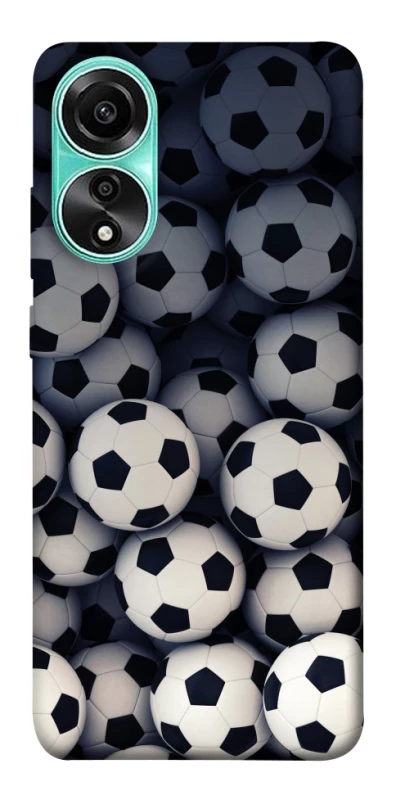 Чохол на Oppo A78 4G Футбольні м'ячи фото 1 з 1