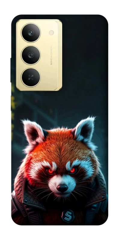 Чехол на Realme 14x Cyber Red Panda фото 1 из 1