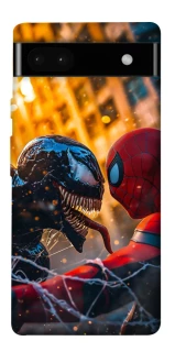 Чехол на Google Pixel 6a Venom vs Spiderman фото 1 из 1