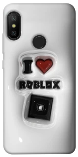 Чохол на Xiaomi Mi A2 Lite / Xiaomi Redmi 6 Pro I love Roblox фото 1 з 1