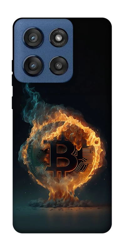 Чехол на Motorola Edge 60 Stylus Fire Bitcoin фото 1 из 1