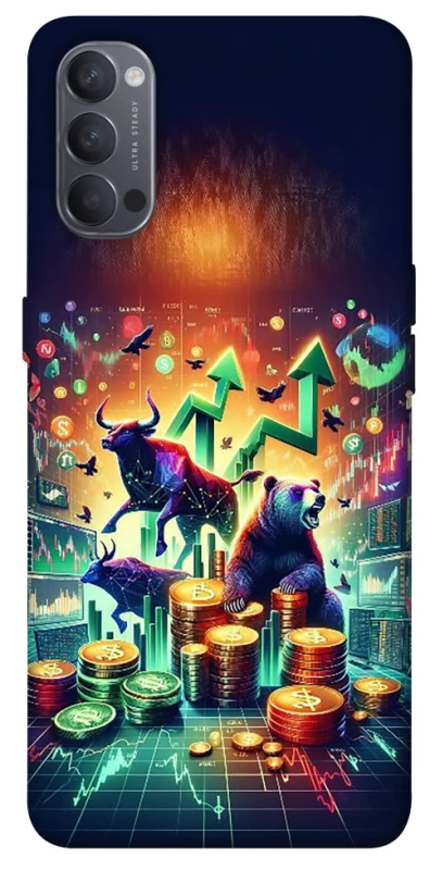 Чехол на Oppo Reno 4 Crypto market фото 1 из 1