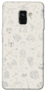 Чохол на Samsung A530 Galaxy A8 (2018) Star Wars background ver.1 фото 1 з 1