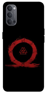 Чехол на Oppo Reno 4 Валькнут v2 фото 1 из 1