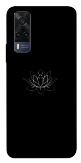 Чохол на Vivo Y53s Black Lotus фото 1 Чохол на Vivo Y53s Black Lotus фото 1 з 1