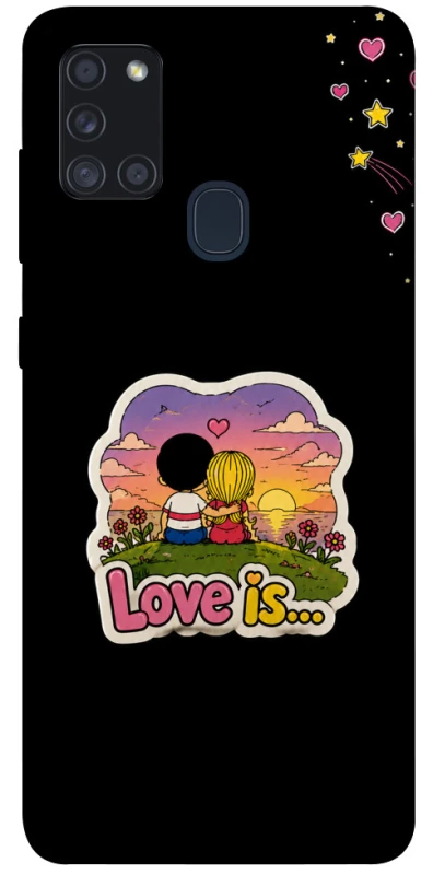 Чохол на Samsung Galaxy A21s Love is ver.5 фото 1 з 1