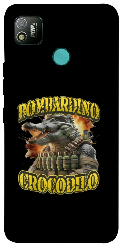 Чохол на TECNO POP 4 Bombardino Crocodilo фото 1 з 1