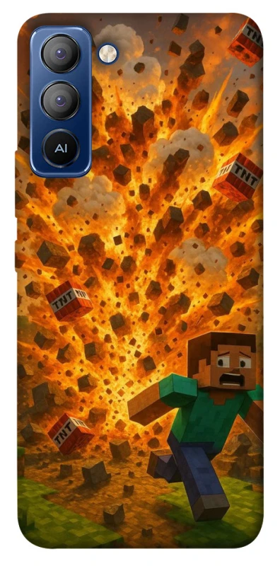 Чохол на TECNO Pop 5 LTE Minecraft v7 фото 1 з 1