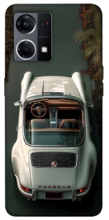 Чехол на Oppo Reno 7 4G White porsche фото 1 из 1