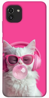 Чехол на Samsung Galaxy A03 Pink kitty фото 1 из 1