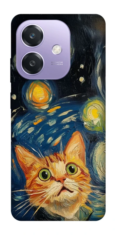 Чехол на Oppo A3X paint cat фото 1 из 1