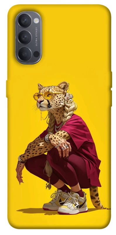 Чохол на Oppo Reno 4 Ягуар фото 1 з 1