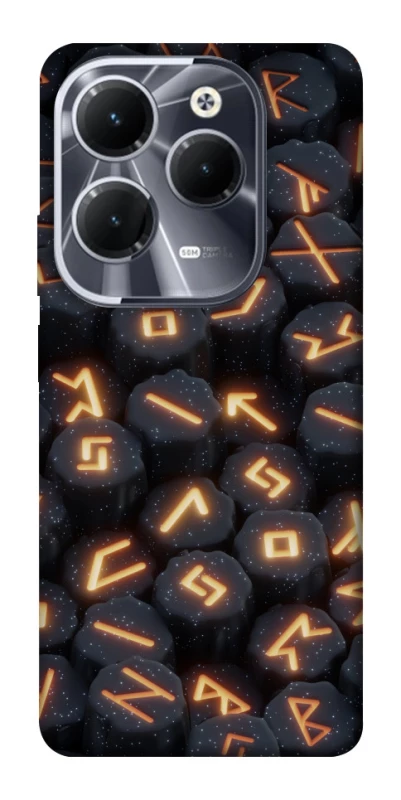Чехол на Infinix Hot 40 Огненые руны фото 1 из 1