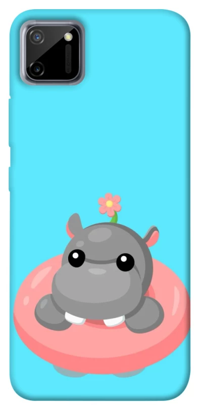 Чехол на Realme C11 Adopt Me Hippo Floatie фото 1 из 1