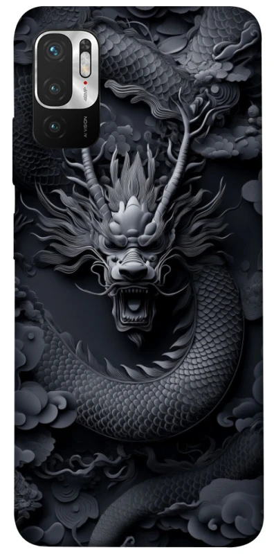 Чохол на Xiaomi Poco M3 Pro 4G / 5G black dragon фото 1 з 1