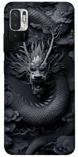 Чехол на Xiaomi Redmi Note 10 5G black dragon фото 1 из 1