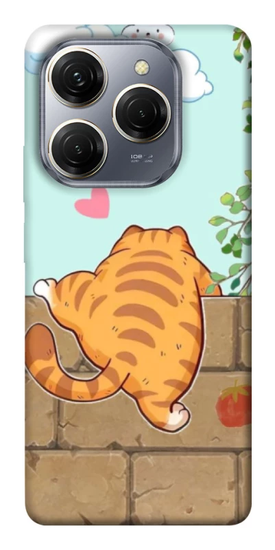 Чохол на TECNO Spark 20 Pro Cat the meow фото 1 з 1