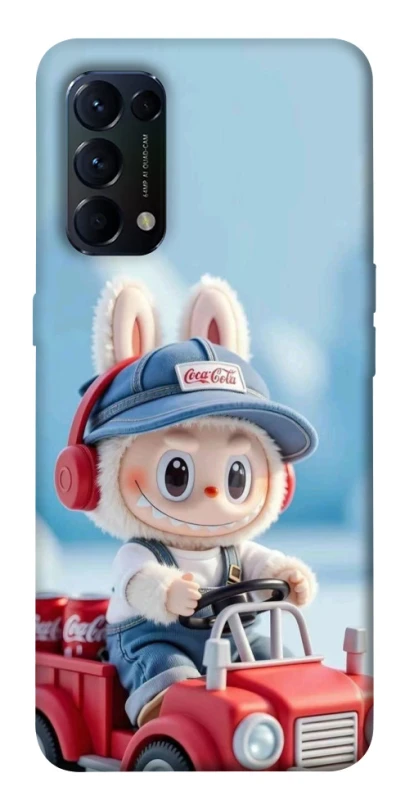 Чохол на Oppo Reno 5 4G Labubu in the car фото 1 з 1